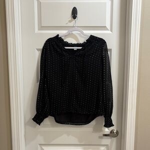 ✨Metallic Speckled Holiday Blouse✨